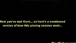 Hot Pissing Teens Dive Into Wild Lesbian Pussy Action!