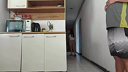 I fucked his friend while he showered, almost got busted!