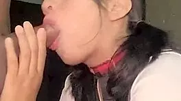 Schoolgirl lingerie Mexicana gets amateur bedroom pounding with moans.