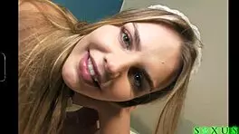 kate dalia serves brad newman in maid uniform for intimate massage session