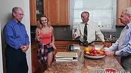 old pervert pounds blonde teen shower earns cum facial keep 😈💦