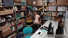 Police officer ravages emo shoplifter in uniform hardcore