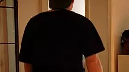 hot milf in latex catwoman costume seduces hunk for rough bedroom pussy pounding