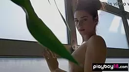 petite canadian alexandra belle slips off pajamas and poses naked seductively