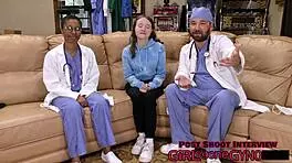 Serena Morgan aces her soccer star physical checkup