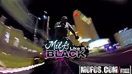 Delilah Davis Deepthroats Black Cock in Mofos Milf Bathroom Scene