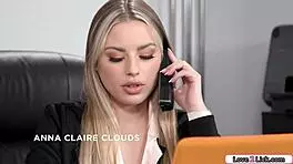 Intern receives hot oral sex and muff diving from sexy it agent