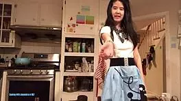 chinese teen alexandria's sexy solo gaping teases endless promos