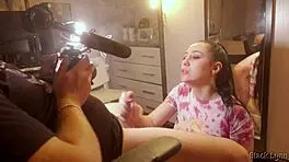 bts stunner black lynn deepthroats and swallows huge load!