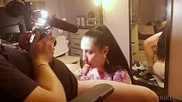 bts stunner black lynn deepthroats and swallows huge load!