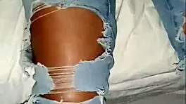 explosive creampie in juicy latina milf ass after wild party homemade