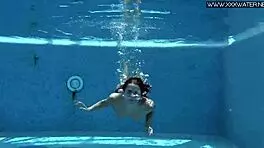 Jessica Lincoln's Pink Bikini Tease Turns into Poolside Tit and Ass Play