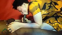 boyfriend fails her so she seeks gods aid, but native doctor bends over her wet white pussy doggystyle