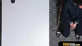 Cute Latina Shoplifter Gets Rough Doggystyle Pound By Pervy Cop