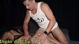 Curvy Gothic Tattoo Babe Teases with Shaking Assets