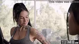 Nerdy Lesbian Teen Seduces And Fucks Milf's Girlfriend