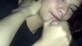 Skinny Latina Begs for Big Cock Deepthroat Creampie Doggystyle