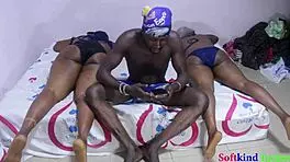 Just me and two hot slayers in quick creampie