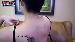 Jae Scott rides hard cock POV with shaved pussy closeup