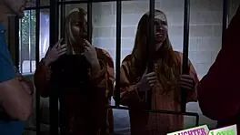 ava parker swaps prison punishment for doggystyle pounding and facial