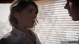 Teacher pounds student's gaping ass deep anal