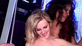 Asian Sluts Annie Cruz and Catie Parker Lick Thick Pussies!