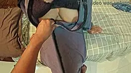 hijab indonesian beauty reveals curvy tight pussy body for passionate big cock creampie fuck