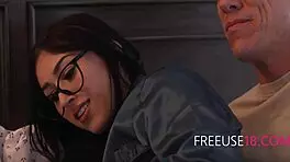 traditional family shares petite fleshlight in heated trio