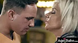 i pound this old milf's wet pussy spooning till she creams my shaft