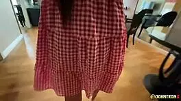 Johntronx's petite Thai girlfriend rides big cock deep in first-time homemade doggystyle creampie frenzy