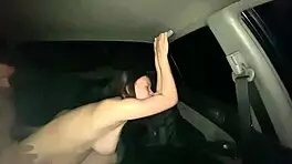 Stepsister Craves Car Sex Ride With Stepbrother Moaning