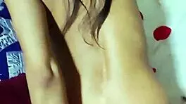 teasing on all fours provokes boyfriend's friend to face climax