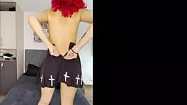 Alt Emo Goth Latina Big Booty Slut Faces Casting Couch Debut