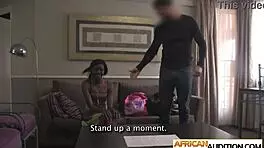 Black Teen's Brutal Rough Pounding After Rimjob Bliss