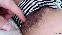 check out petite japanese bushy pussy creampie in jav