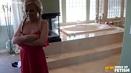 hey blonde teen, ready for this handsome stud to charm your tight holes?