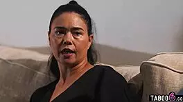 petite milf comforts scared young lovers with group intimacy