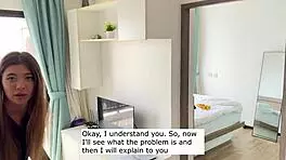 damn i bent over creampied my hot brunette stepsis pussy quick