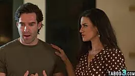 Bisexual Milf Wife and Hubby Lure Brunette Teen Holly Day into Cock-Sucking Orgy