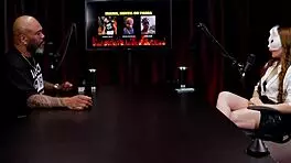 Victoria rubro teases watchers in sheer red swing encounter