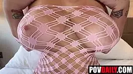 Fuck yes, sliding dick into Katrina's DMs leads to her petite MILF ass and big tits reality pounding!