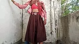 Desi Village Teen Outdoor Passion Ignites