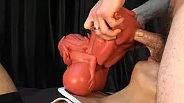 I suck his balls as he fucks that tight 18+ throat