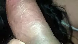 She pays high rent with sloppy deepthroat throat fuck action