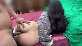 hot indian girl endures brutal painful anal quickie pounding