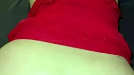 sexy cute blonde bends over for blowjob and doggystyle