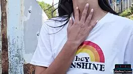 deisy leon, show us that perfect latina body stripping outdoors for playboy everything?