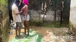 Petite Ebony's Wild Outdoor Kink on Massive Black Cock Thrill