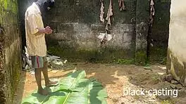 Petite Ebony's Wild Outdoor Kink on Massive Black Cock Thrill