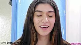 College Brunette Recalls Her First Sexual Adventure Vividly